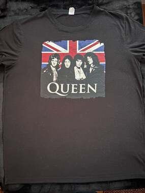 Queen Vintage Union Jack Band Graphic T-Shirt